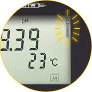 Pantalla phmetro, LCD WTW Inolab